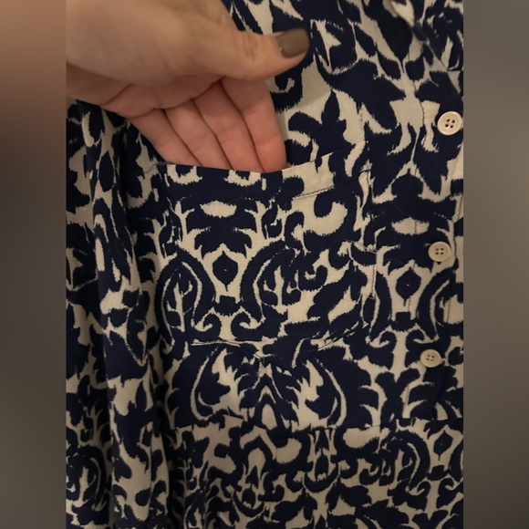 Zara , tagged removed MIDI dress with 2 front pockets and 2 side pocket - Picture 2 of 4